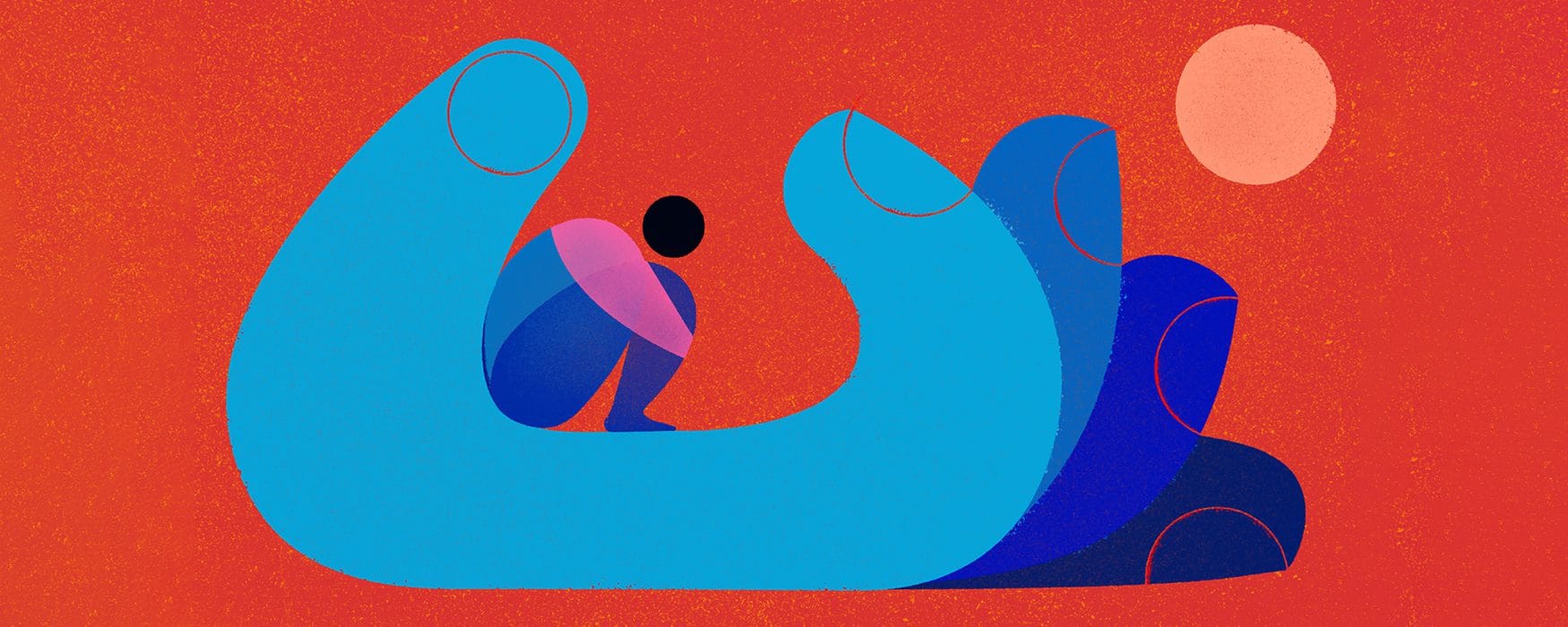 Even in the darkest times, hope remains. Illustration for Die Zeit.