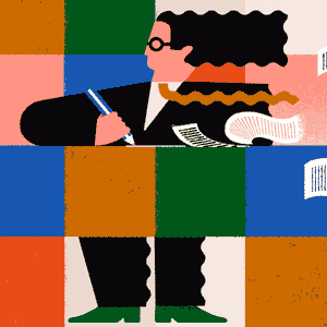 The struggle of being analog in a predominantly digital world. Animation & illustration for Manager Magazin.