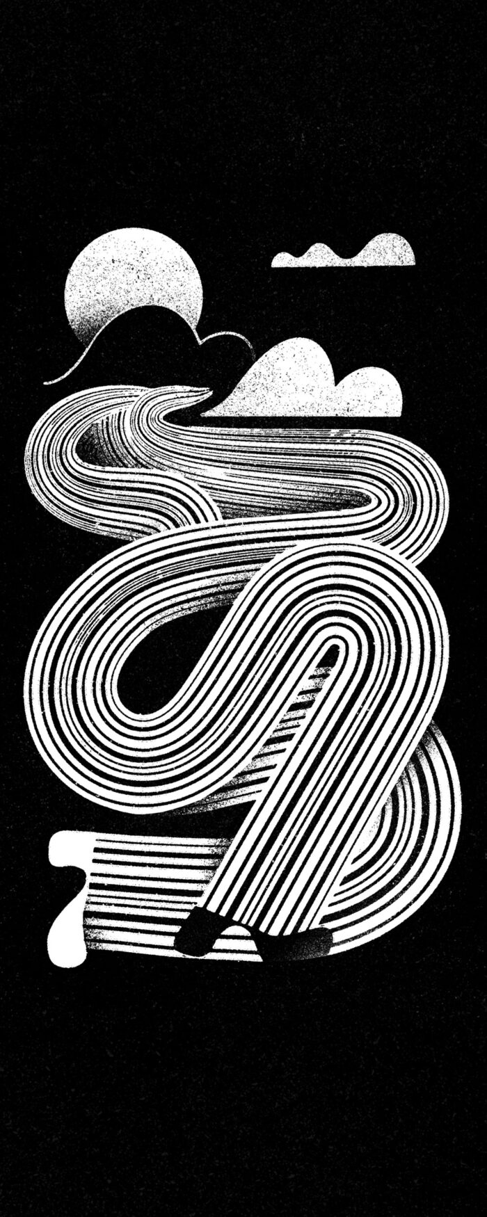 Robert Macfarlane highlights in his book a rights-of-nature movement, driven largely by Indigenous communities, which asks: If corporations are legal persons, why not rivers, forests, and mountains?Illustration for Literary Review of Canada.